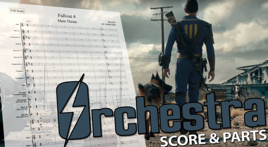 Fallout 4 Main Theme Orchestral Cover Score Parts Vgoscore